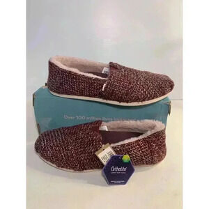 .1687 Women's Toms, Alpargata Cozy Slip-On 10 Womens